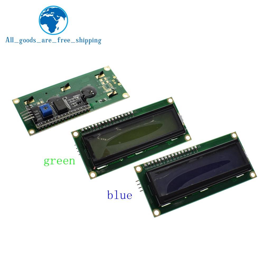 Модуль ЖКД синий зеленый экран IIC/I2C 1602 для arduino 1602 lcd UNO r3 mega2560 lcd 1602