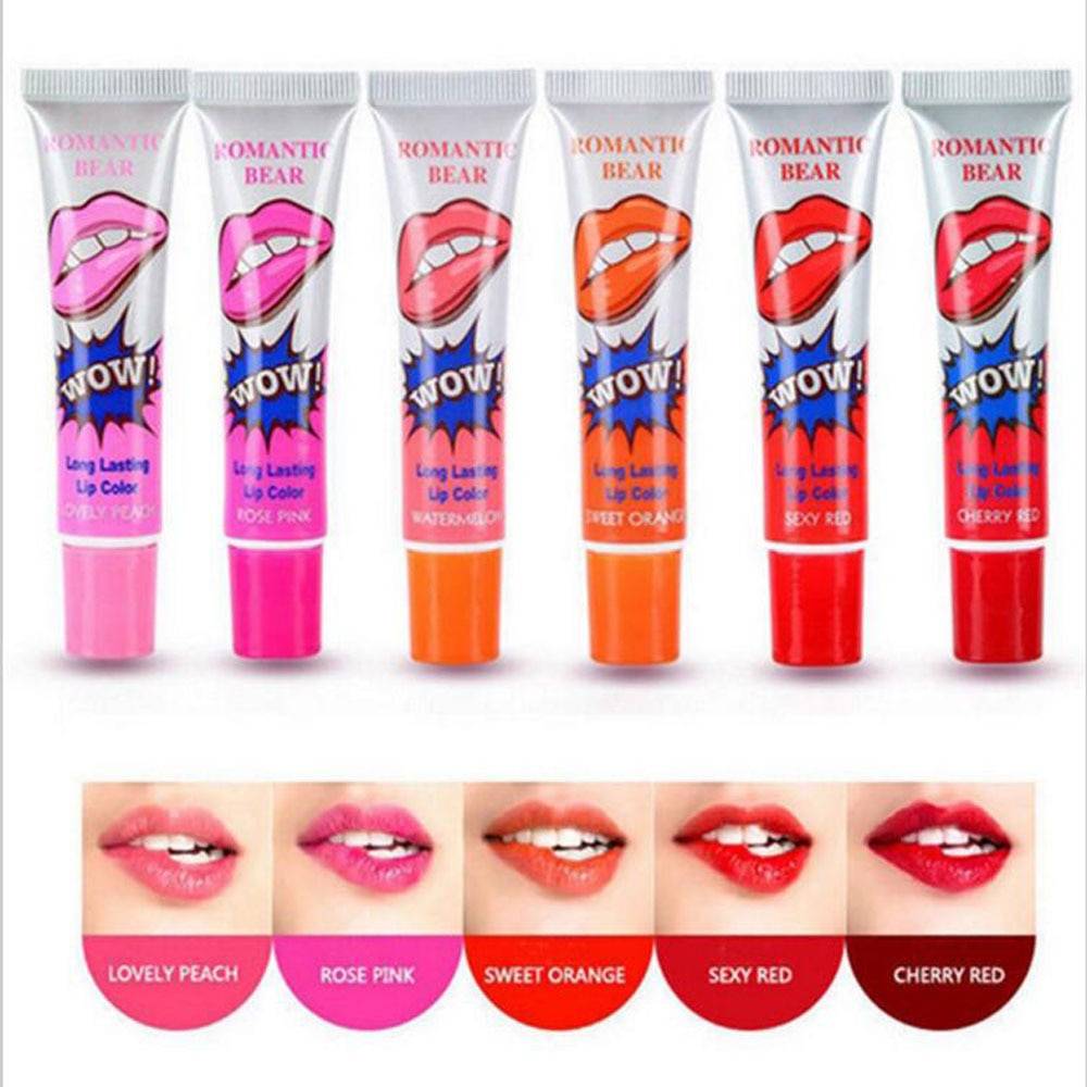 Новый бренд Easy Peel Off длительный блеск для губ маска Водонепроницаемый макияж Татуировка матовая оттеночный блеск для губ помада бальзам для женщин косметический