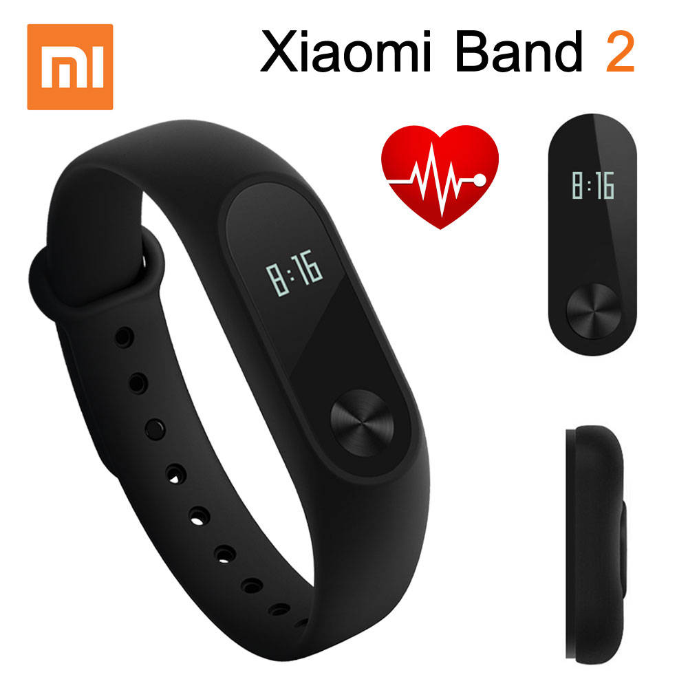 Оригинал Xiaomi Mi Группа 2 Смарт Браслет Браслет Miband 2 Фитнес-Трекер Android Браслет Smartband Монитор сердечного ритма