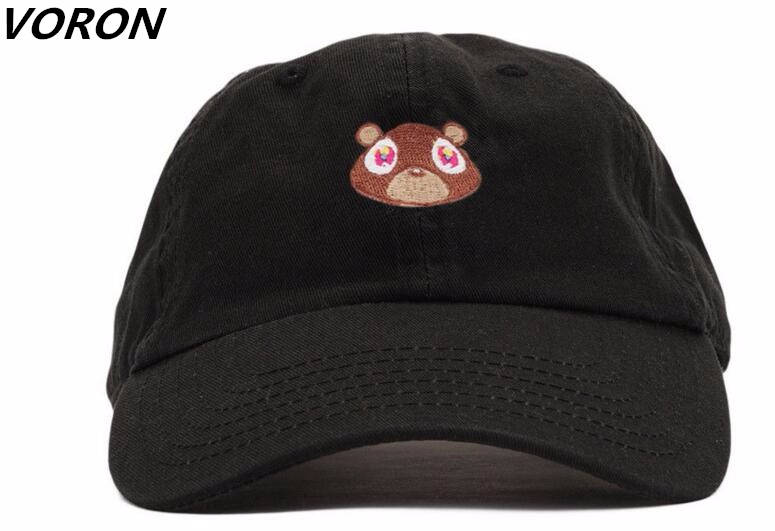 Kanye West Ye Bear Dad Hat Милая бейсбольная Кепка летняя для мужчин и женщин Snapback cap s унисекс эксклюзивный выпуск хип-хоп популярный стиль Hat