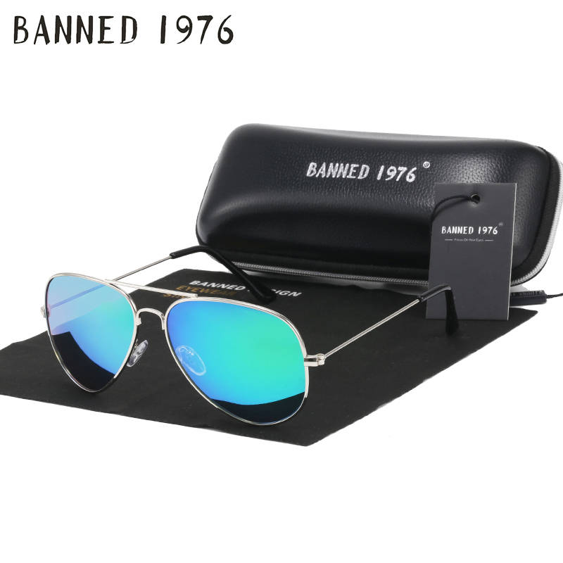 Запрещены 1976 classic HD поляризационные металлический каркас модные солнцезащитные очки Классический дизайн женские и мужские feminin бренд Óculos Винтаж очки