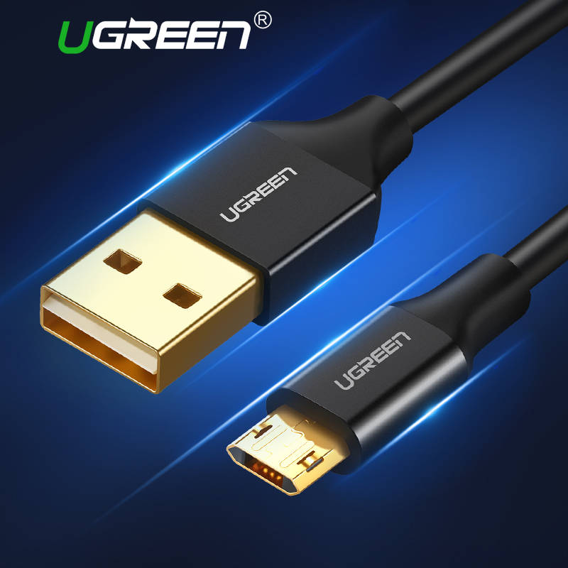 Ugreen Реверсивный Micro USB кабель для samsung 5V2A быстрой синхронизации данных зарядный кабель для huawei Xiaomi Andriod Microusb Зарядное устройство Шнур