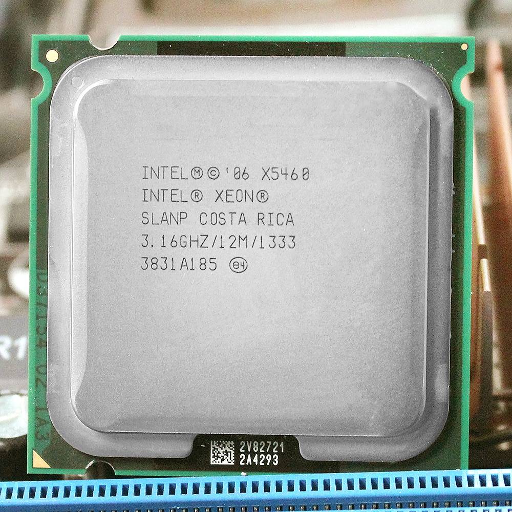Процессор INTEL xeon X5460 LGA 775 (3,16 ГГц/12 МБ/1333 МГц/LGA771) процессор с 771 до 775 работает на материнской плате 775 гарантия 1 год