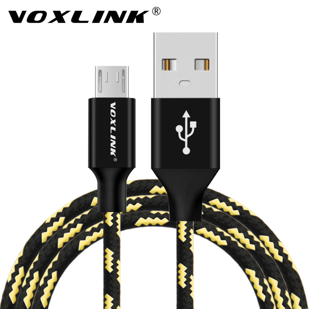Voxlink Micro USB кабель быстрой зарядки мобильного телефона USB Зарядное устройство кабель 1 м 2 м 3 м кабель синхронизации данных для Samsung HTC LG Sony Android