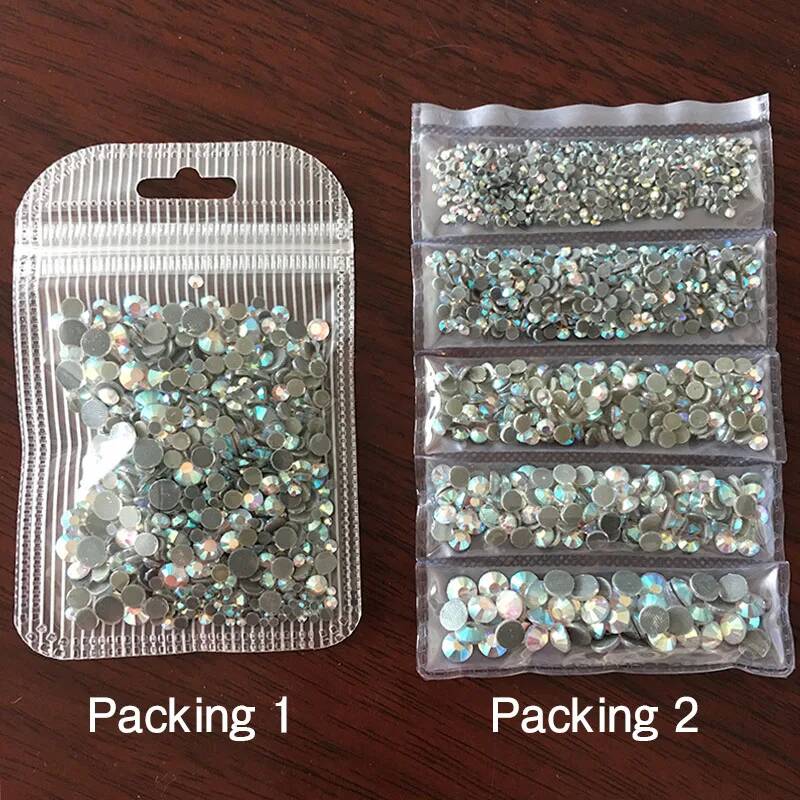 Стразы TENGJIAN  смешанный размер SS6-SS30 для декора