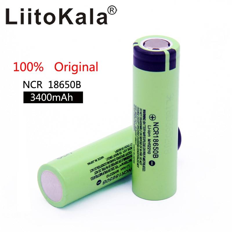 2019 liitokala Оригинальный NCR18650B 3,7 V 3400 mah 18650 3400 mah для перезаряжаемой литиевой батареи