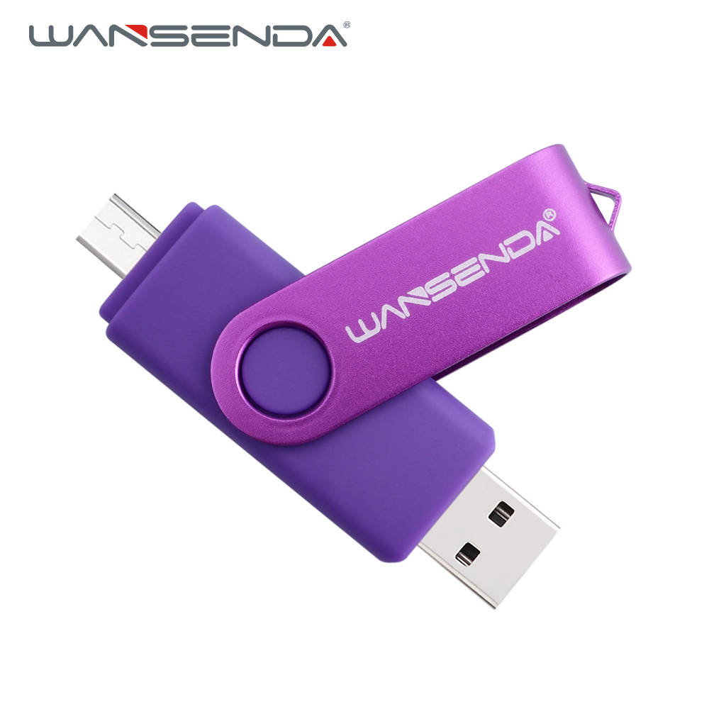 Новый wansenda флэш-накопитель usb otg 4 ГБ 8 ГБ 16 ГБ 32 ГБ для Android/Планшеты/PC USB 2.0 pendrives Высокое Качество Флеш накопитель бесплатный пакет