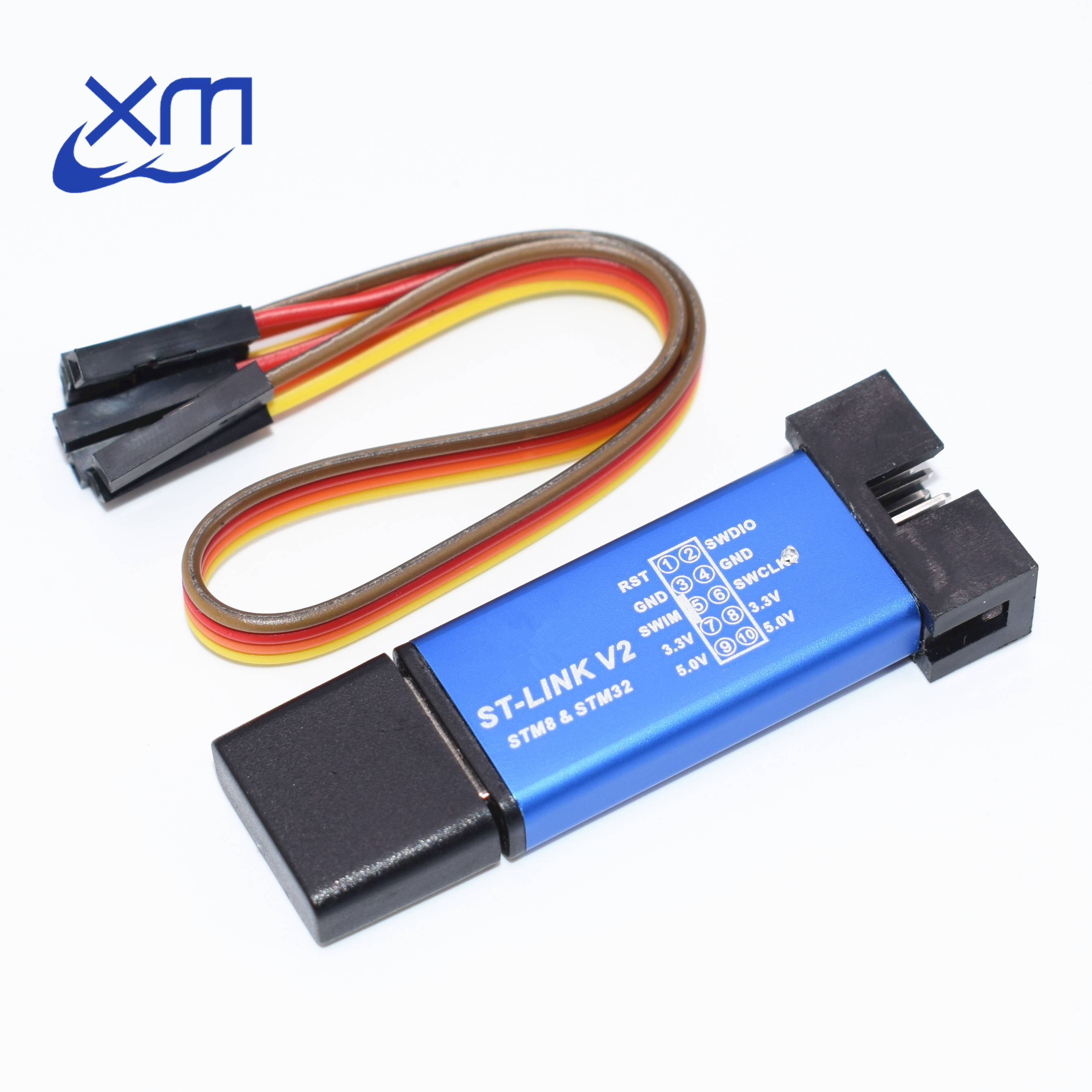 1 шт. ST LINK Stlink ST-Link V2 мини STM8 STM32 симулятор скачать программист программирования с крышкой A41