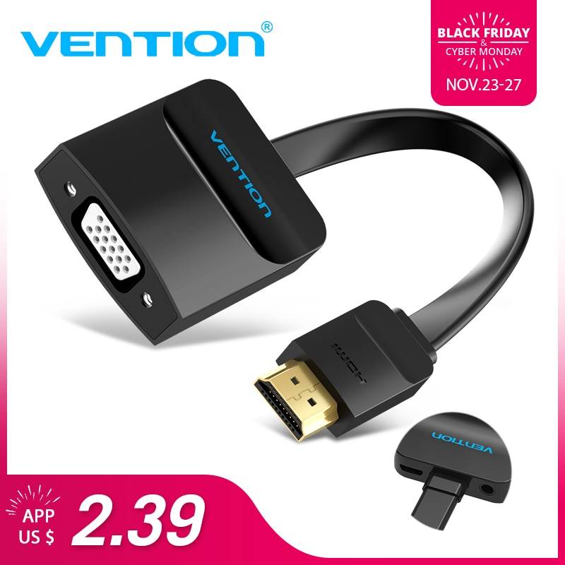 Vention HDMI к VGA адаптер цифро аналоговый аудио видео конвертер кабель 1080 P для Xbox 360 PS3 PS4 портативных ПК ТВ коробка проектор