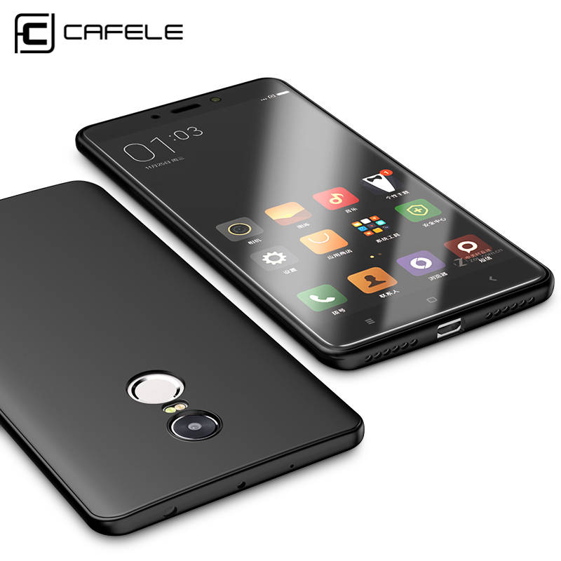 Cafele оригинальный силиконовый чехол для телефона для Xiaomi Redmi Note 4/Примечание 4X ультра-тонкий защитный чехол для Xiaomi Redmi Note 4X