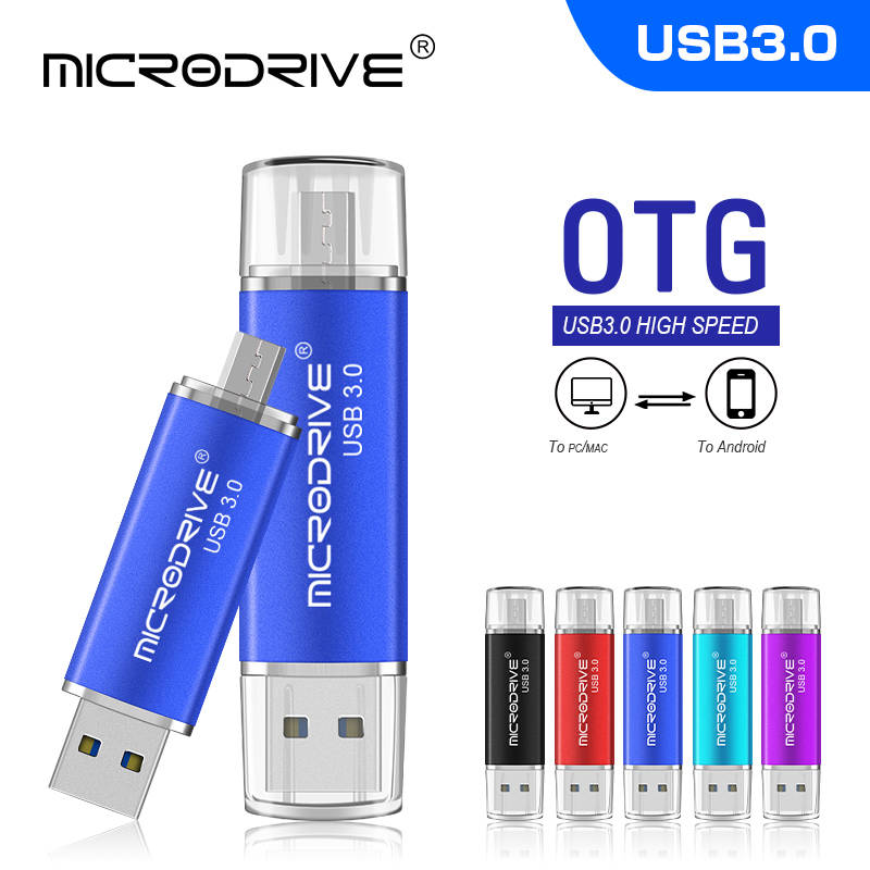 Полная емкость Usb 3,0 OTG USB флеш-накопитель для смартфона/планшета/ПК 16 ГБ 32 ГБ 64 Гб 128 ГБ Флэшка высокоскоростная флеш-накопитель