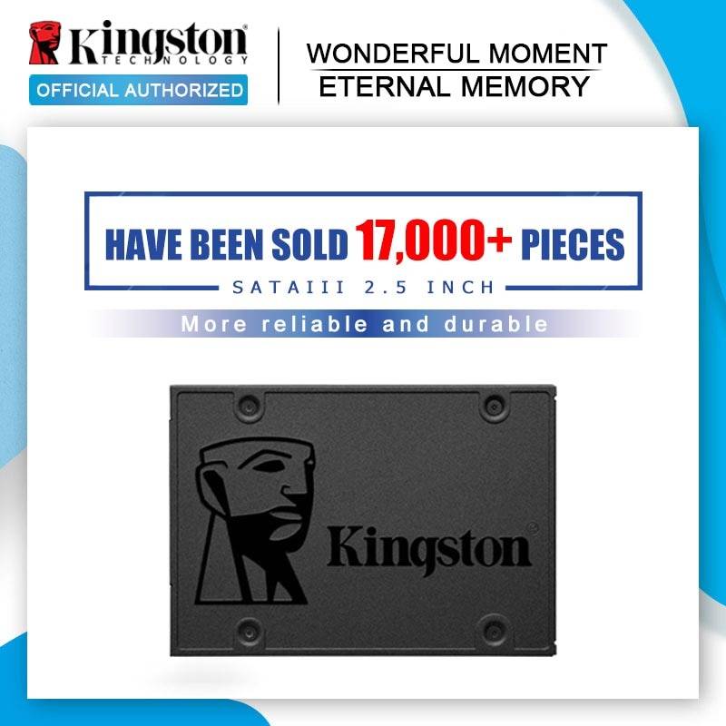 Kingston A400 SSD Внутренний твердотельный накопитель 120 ГБ 240 ГБ 480 ГБ 2,5 дюйма SATA III HDD жесткий диск HD SSD ноутбук PC 960 ГБ