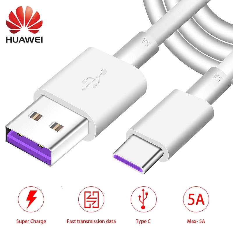 Huawei USB 5A Type C кабель P30 P20 Pro lite Mate20 10 Pro P10 Plus lite USB 3,1 Type-C оригинальный Супер зарядный кабель