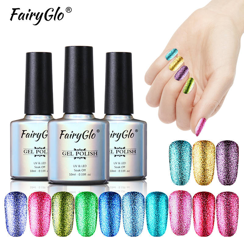 FairyGlo ногтей гель 10 мл УФ светодиодный Платиновый Гель-лак длительный блеск лака для ногтей Gellak Гибридный гель Лаки Lucky лак чернил