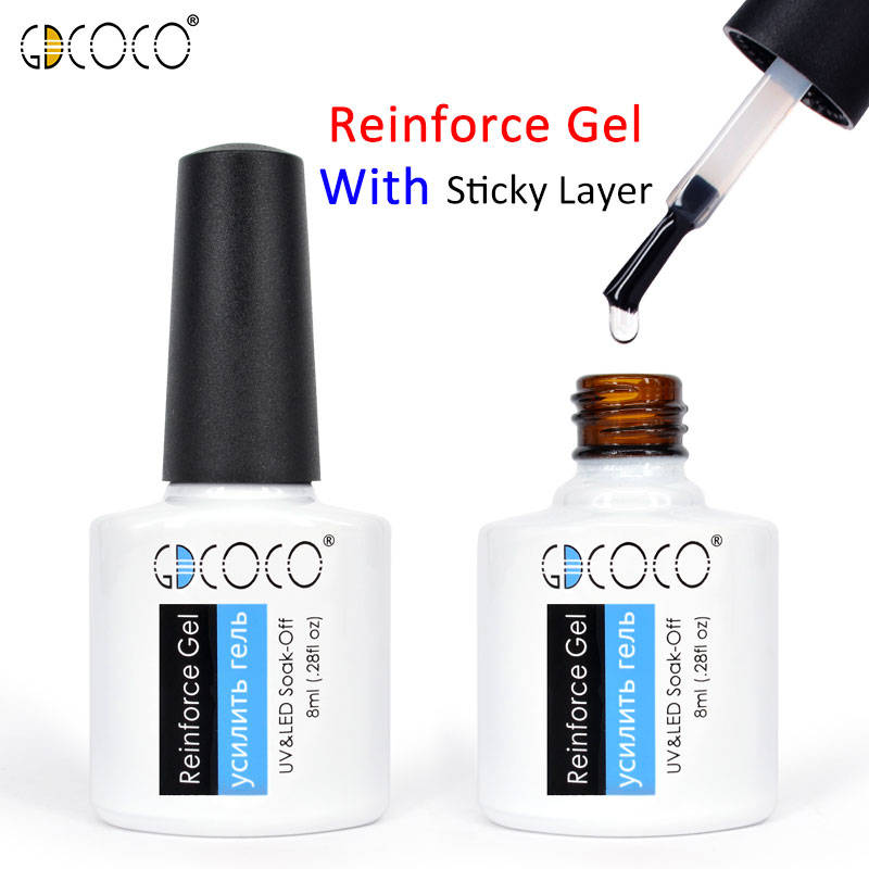 GDCOCO 8 мл UV светодиодный замочить от гель для базового покрытия Enhancer лаки для ногтей гель Лаки CANNI матовое верхнее покрытие Nowipe верхнее покрытие Укрепляющий гель