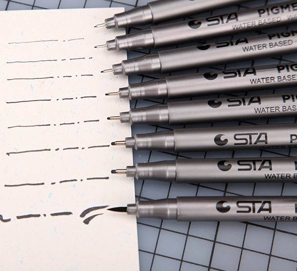 Подлинная 8050 водостойкая ручка-закладка для ручного окрашивания ручка штрих комиксов эскиз дизайн художественные маркеры