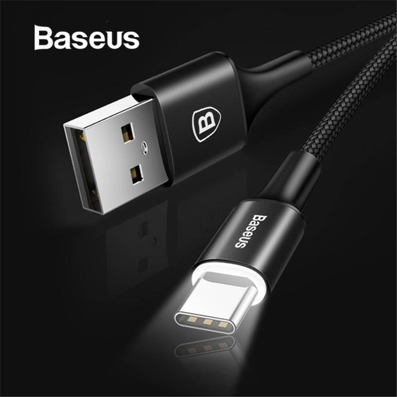 Baseus usb type C кабель для xiaomi redmi k20 pro USB-C мобильный кабель для зарядки телефона для oneplus 7 pro Кабель type-C