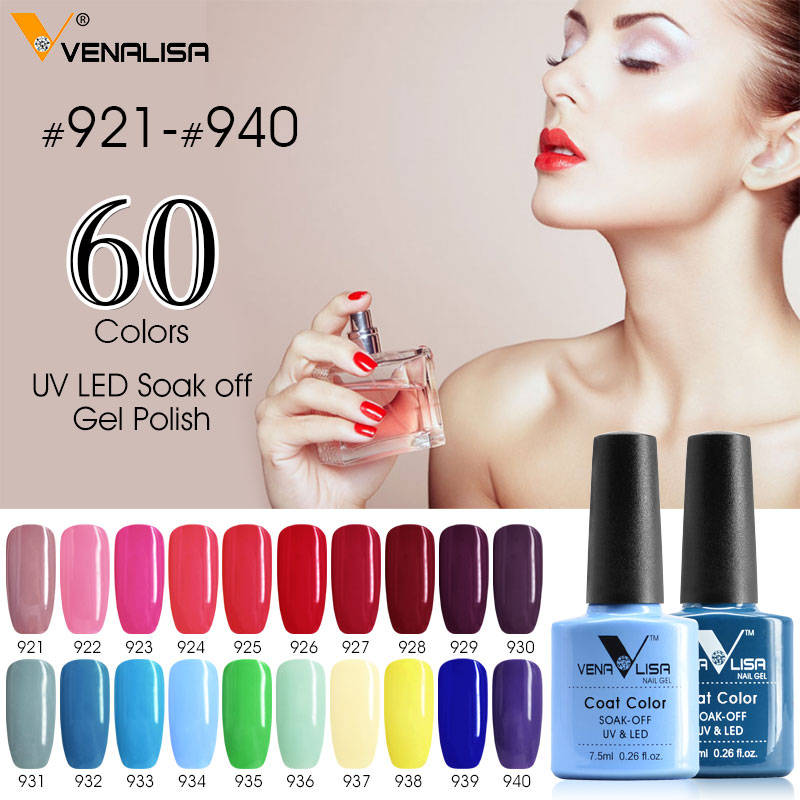 1 шт. VENALISA лака Лидер продаж CANNI завод ногтей Salon Manicure DIY лаком Soak off органические УФ-гель польский