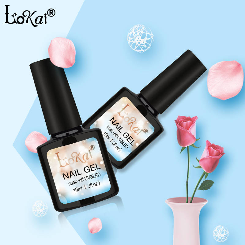 Lokai 10 мл УФ гель лак для ногтей 90 Цвет гель лак для ногтей Vernis полу постоянный ногтей гель грунтовка Лаки гель лак 31-60