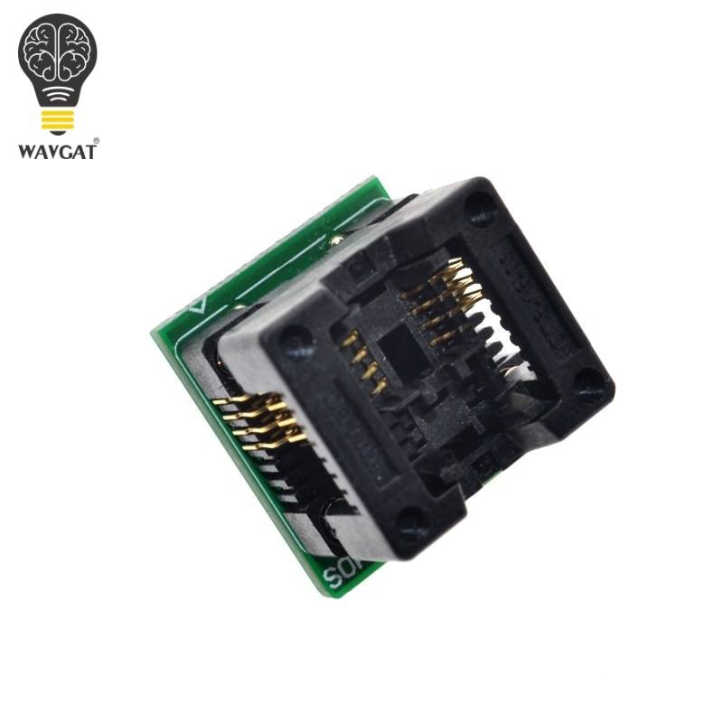 Wavgat SOIC8 SOP8 к DIP8 широкофюзеляжный место широкий 200mil программист адаптер Оправа синяя