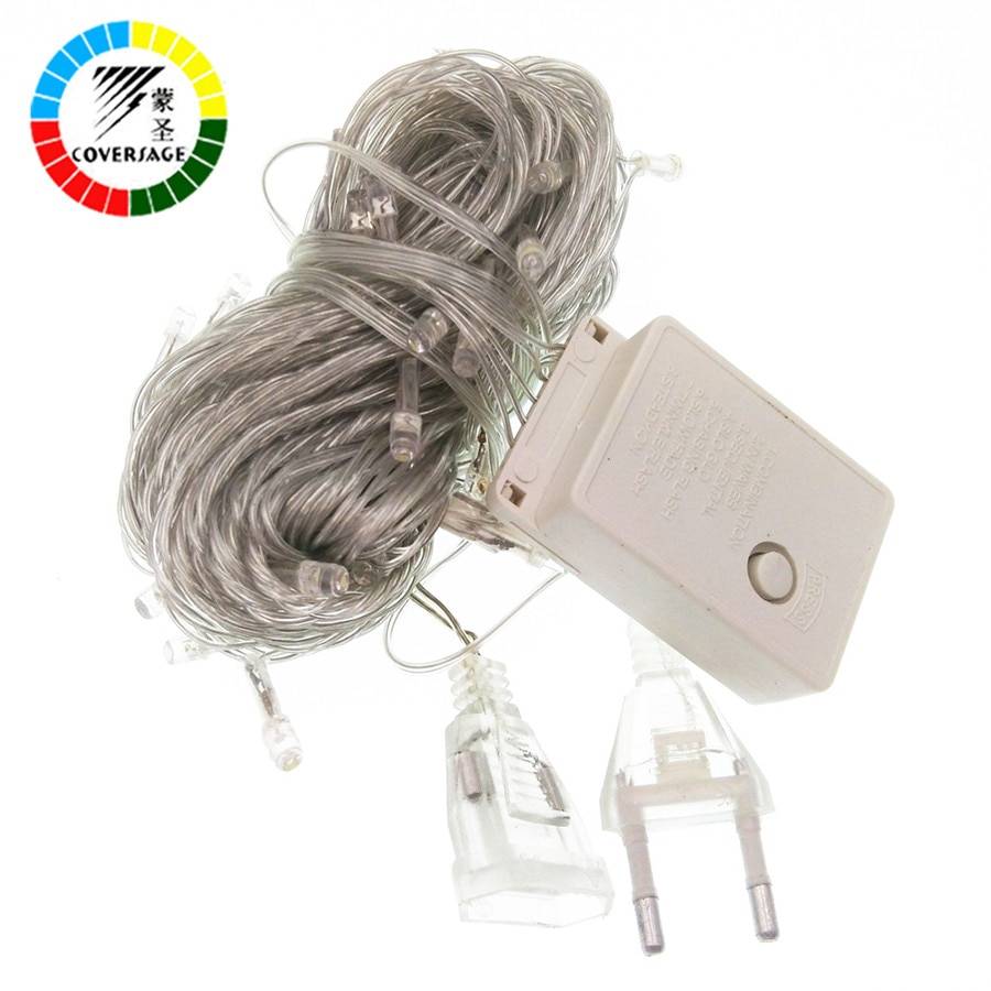 Coversage 5 шт. 10 м 100 светодиодная гирлянда Рождественская елка Сказочный свет Luce водонепроницаемый сад вечерние открытый праздник украшения