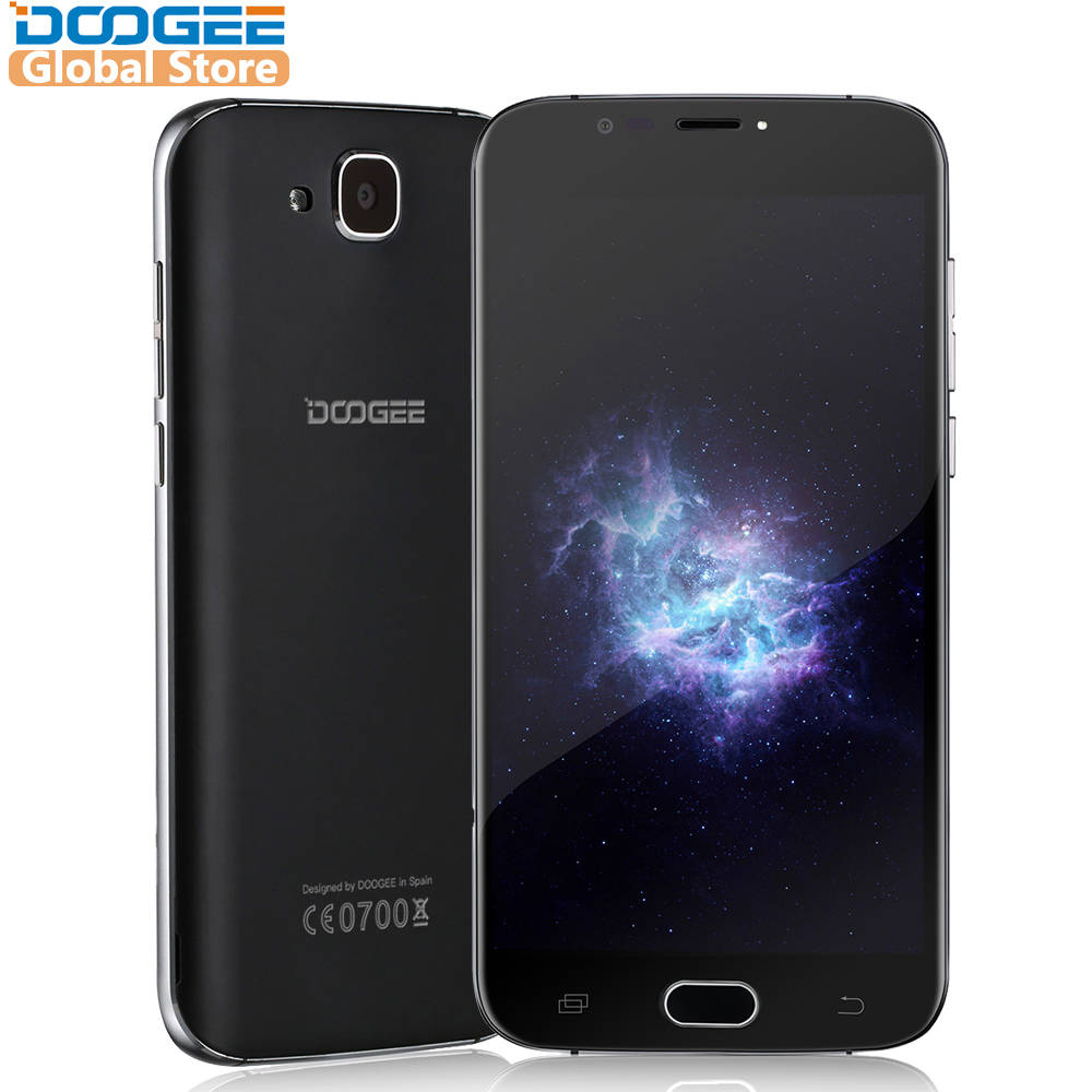 Оригинал DOOGEE x9 мини отпечатков пальцев 5.0 дюйма HD 1 ГБ + 8 ГБ Android 6.0 Dual SIM MTK6580 4 ядра 5.0mp 2000 мАч WCDMA мобильные телефоны