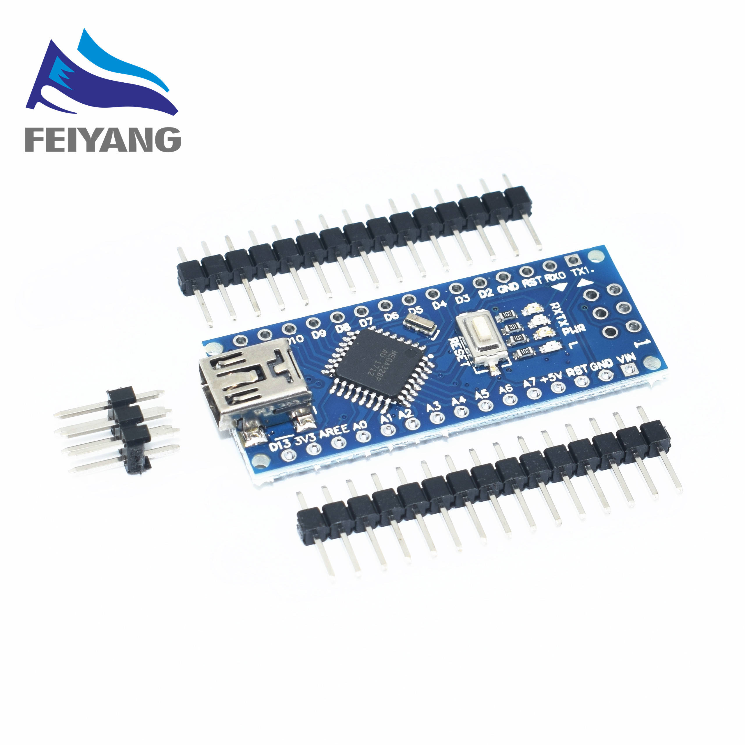 Nano Mini USB с Загрузчиком совместимый Nano 3,0 контроллер Arduino CH340 USB драйвер 16 МГц Nano v3.0 ATMEGA328P/168 P