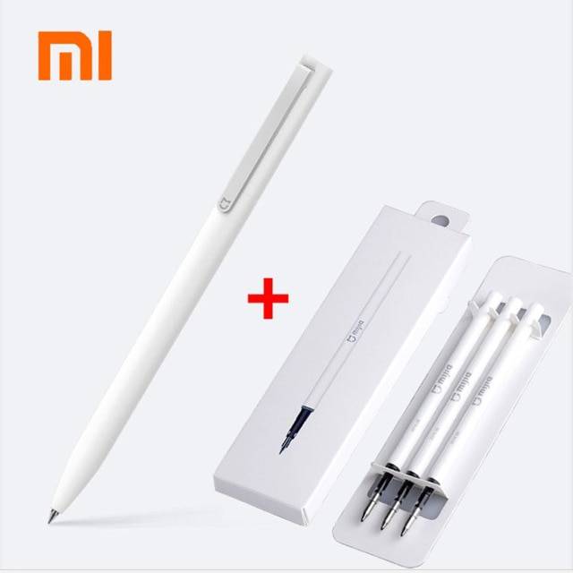 Оригинальный Xiaomi Mijia Sign Pen MI Pen 9,5 мм ручка для подписи PREMEC гладкая швейцарская заправка MiKuni японские чернила (черный/синий) лучший подарок