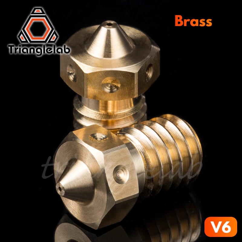 Насадка trianglelab V6 для 3D-принтеров, 4 шт./лот, насадка для 3D-принтера E3D hotend titan, экструдер prusa i3 mk3