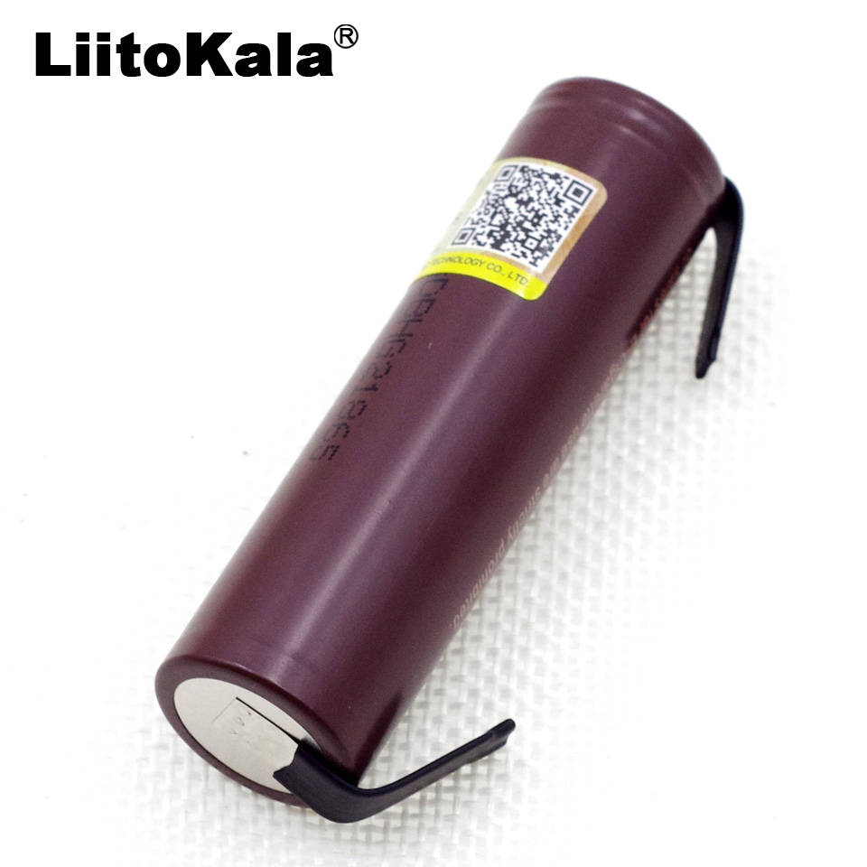 Liitokala Новый Hg2 18650 3000 мАч батареи 18650hg2 3.6 В разряда 20A, посвященный для LG батареи + DIY Никель