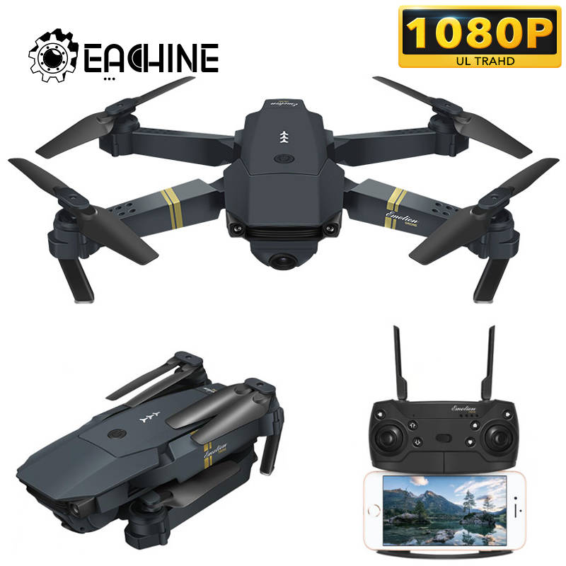 Eachine E58 Wi-Fi FPV с широкоугольным HD 1080P камера режим удержания складной рычаг RC Квадрокоптер Дрон X Pro RTF Дрон для подарка