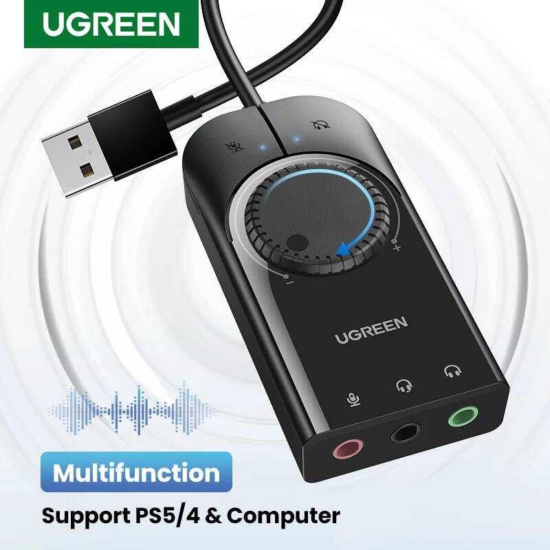 UGREEN USB звуковая карта CM129/US205