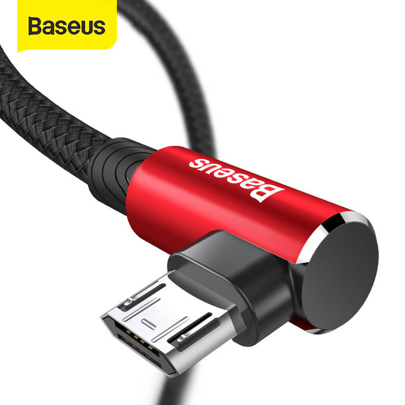 Реверсивный кабель Micro USB Baseus для мобильных игр для Xiaomi Redmi 4X Note 4 5 Plus USB кабель для передачи данных для Samsung S6 USB кабель для зарядного устройства