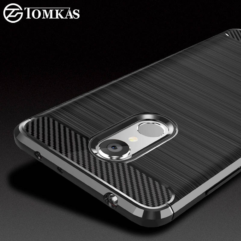Tomkas углерода Волокно Телефонные Чехлы для Xiaomi Redmi 5 силиконовый чехол Мягкий Мода ТПУ задняя крышка Xiaomi Redmi 5 Plus coque Капа