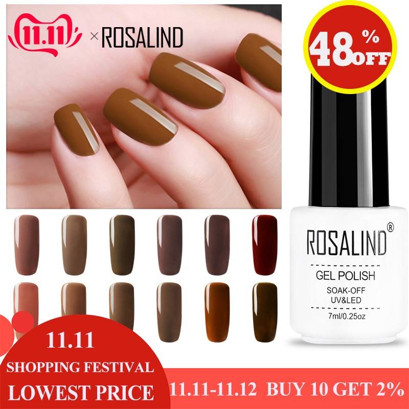 Гель-лак для ногтей ROSALIND Art vernis Полупостоянный УФ-белый флакон впитывается для маникюра ногтей арт Гибридный гвоздь гель