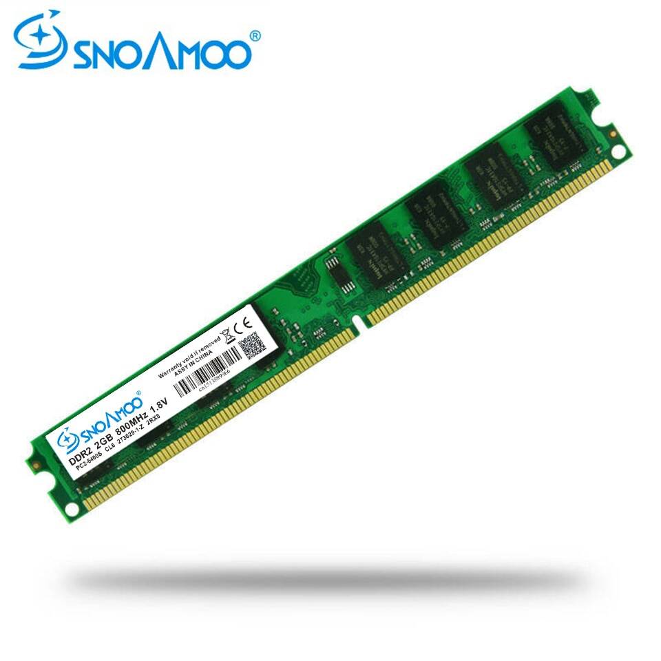 Память для настольного ПК SNOAMO DDR2, 2 Гб ОЗУ, 800 МГц, 667 МГц, 1,8 контактов, в ассортименте