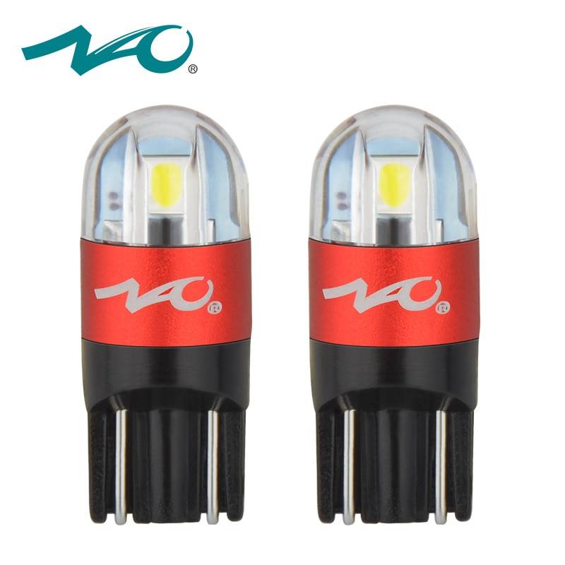 NAO T10 W5W светодиодный лампы 3030 SMD 168 194 автомобильные аксессуары Габаритные огни для чтения настольная лампа Авто дневные ходовые огни 12 V Белый Янтарный, Хрустальный синий и красный цвета двигатель