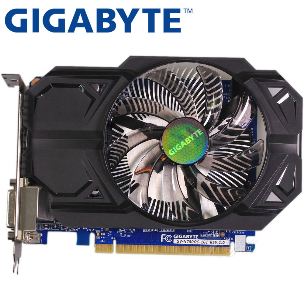 Отзыв о GIGABYTE видеокарта оригинальный GTX 750 1 ГБ 128Bit GDDR5 видео  карты для nVIDIA Geforce GTX750 Hdmi Dvi используются VGA карты на продажу