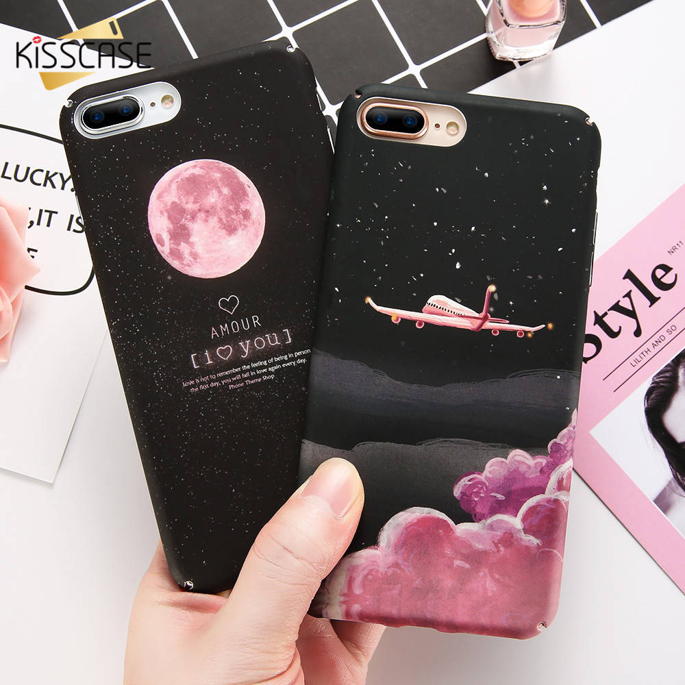 KISSCASE матовый чехол для iPhone 7 6 s 8 плюс SE 5S 5 X Xs Max Xr Чехол  для iPhone X Xs Макс 7 6 Коке Фламинго Жесткий PC Обложка телефон случаях чехол на айфон 6s 7 8 плюс Xr чехлы на айфон 5 se 5s X 6 7 плюс чехол