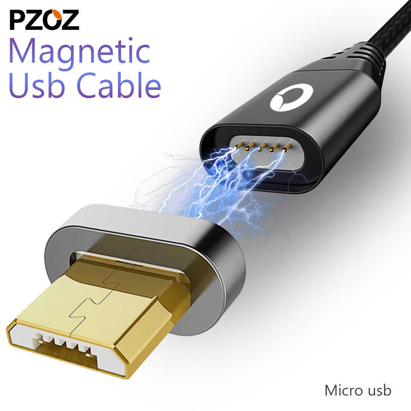 Pzoz Магнитный кабель Micro Usb Быстрая Зарядка адаптер Micro Usb кабель Microusb магнит зарядное устройство данных провода мобильного телефона для xiaomi