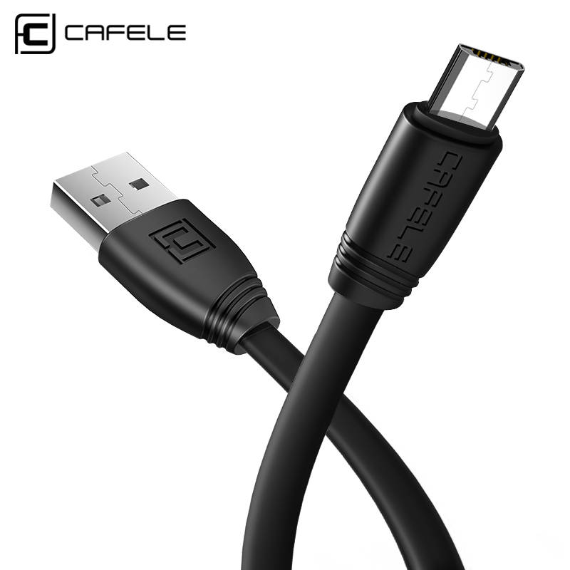 CAFELE плоский Micro USB кабель usb кабель для зарядки samsung huawei Xiaomi Android телефоны прочный синхронизации данных телефонные кабели 2.1A