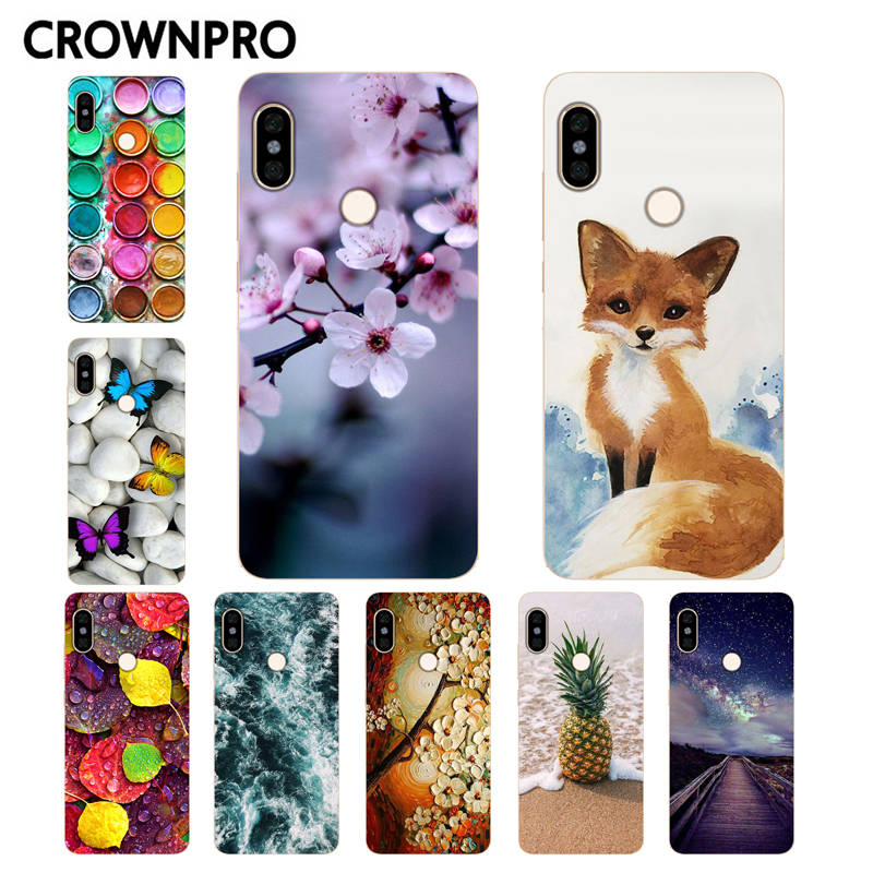 CROWNPRO Xiaomi Redmi Note 5 чехол для телефона Funda Xiaomi Redmi Note 5 Pro Чехол Силиконовый мягкий TPU Coque Redmi Note 5 Pro Чехол