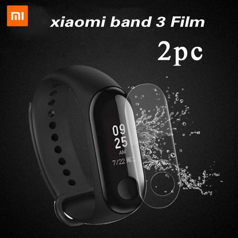 2 шт. Защитная пленка для Xiaomi Mi Band 3/Группа 2 смарт-браслет полное покрытие защитные пленки не закаленное стекло браслет xiaomi mi band 3 mi band 3 xiaomi band 3 xiaomi