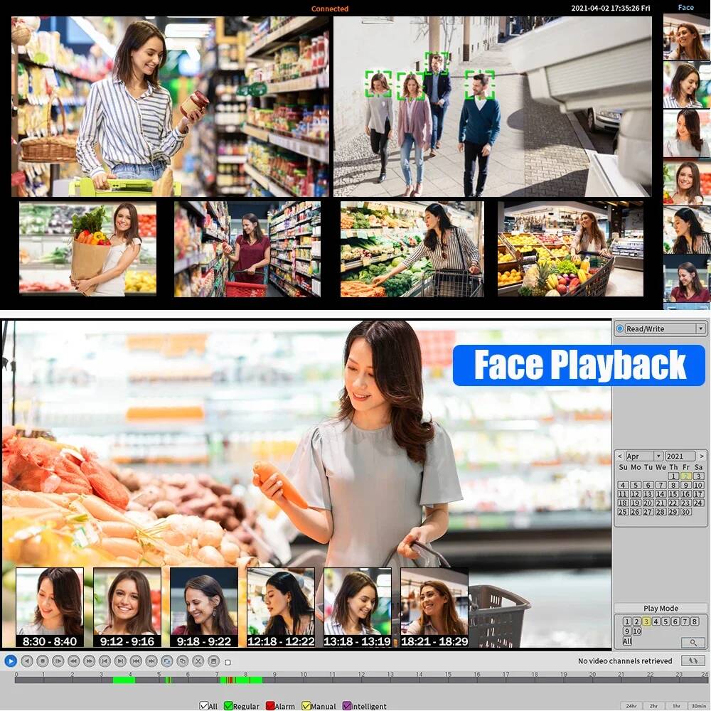 USAFEQLO CCTV NVR 40X/S/xx-KL 16CH H.265