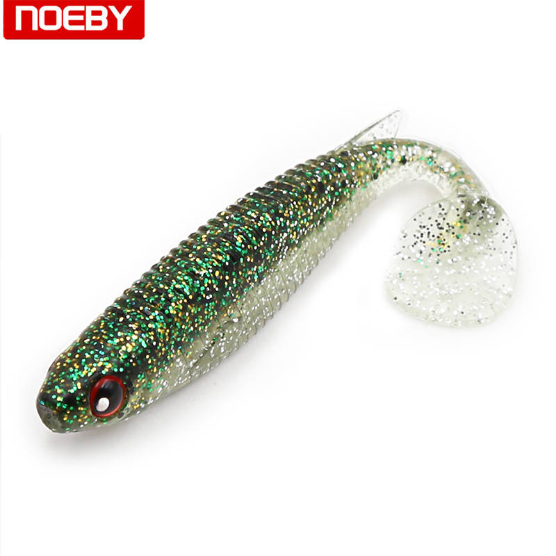 NOEBY горячая распродажа 10 см искусственная Мягкая приманка, силиконовая резина, рыболовная снасть, грубая искусственная рыболовная приманка S5485