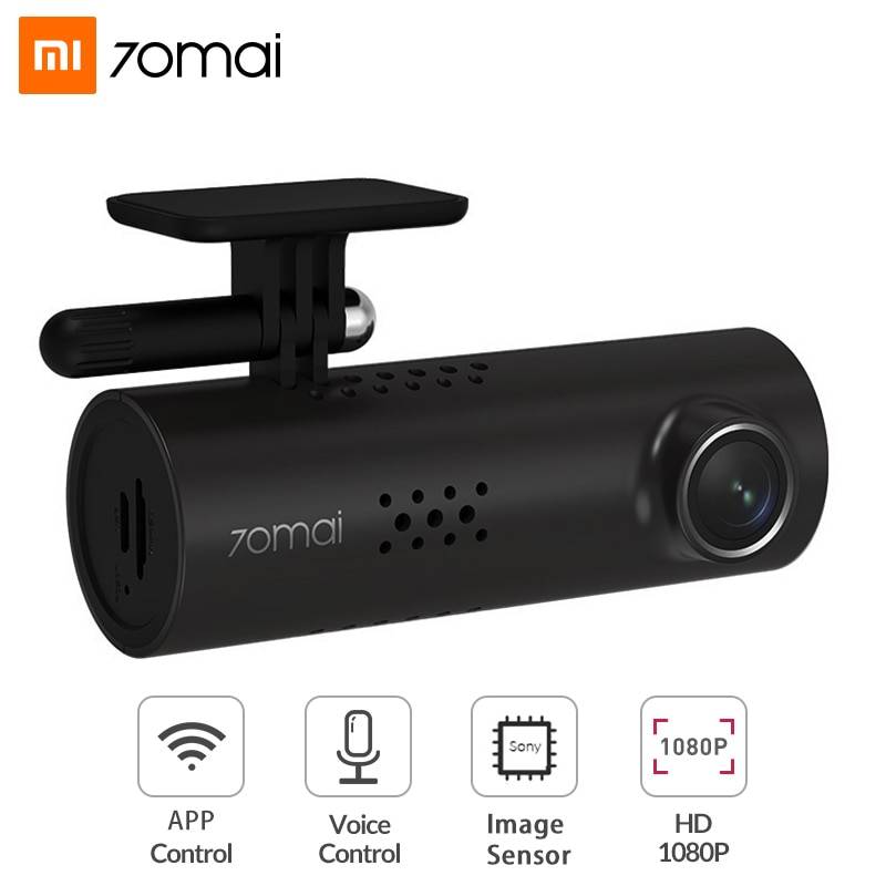 Xiaomi 70mai Dash Cam Wifi Автомобильный видеорегистратор камера 1080P HD ночное видение английский Голосовое управление Автомобильная Камера авто видео рекордер g-сенсор