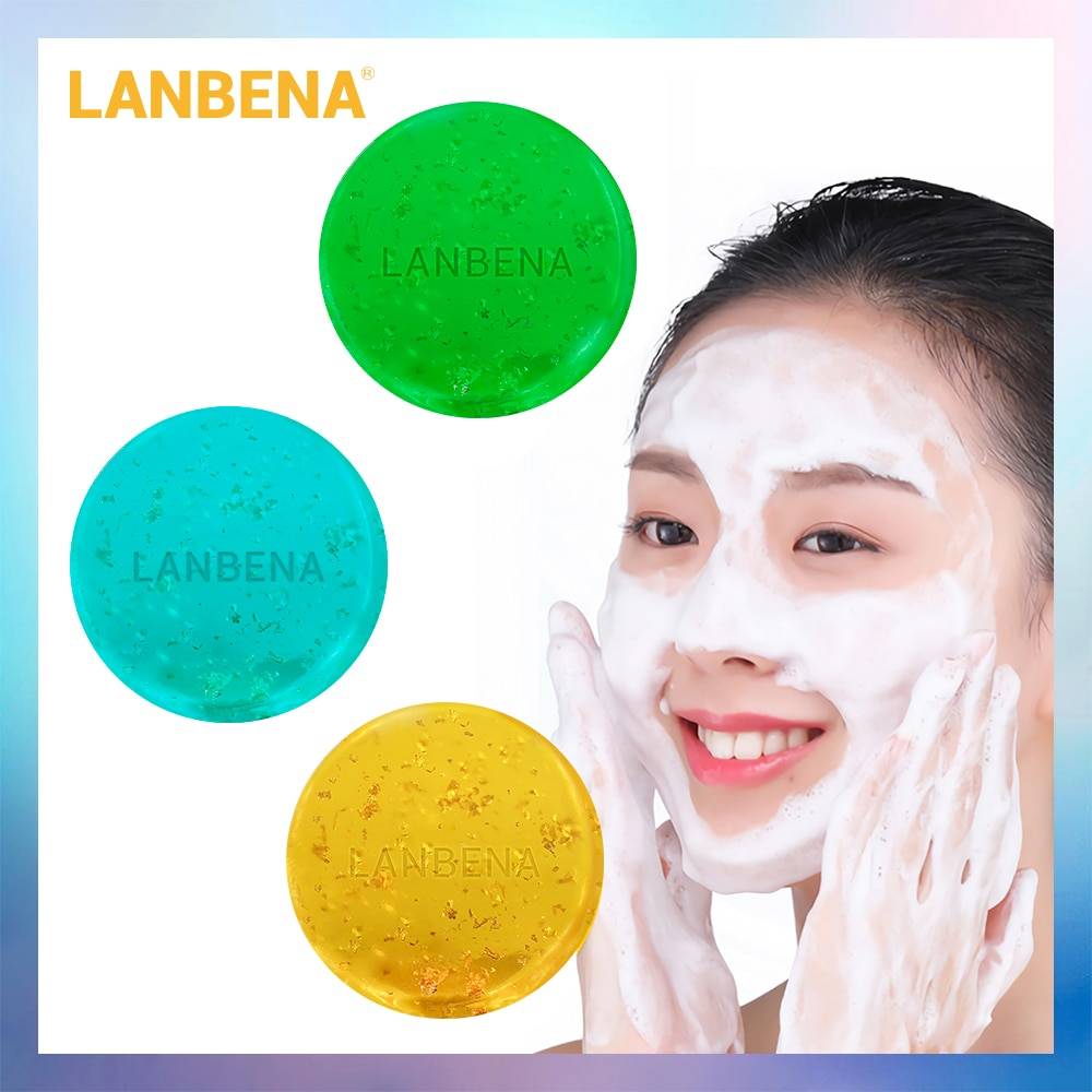 LANBENA 24 K Gold мыло ручной работы Гиалуроновая кислота чистка лица увлажняющий крем восстановление и отбеливание анти-aning Уинклс