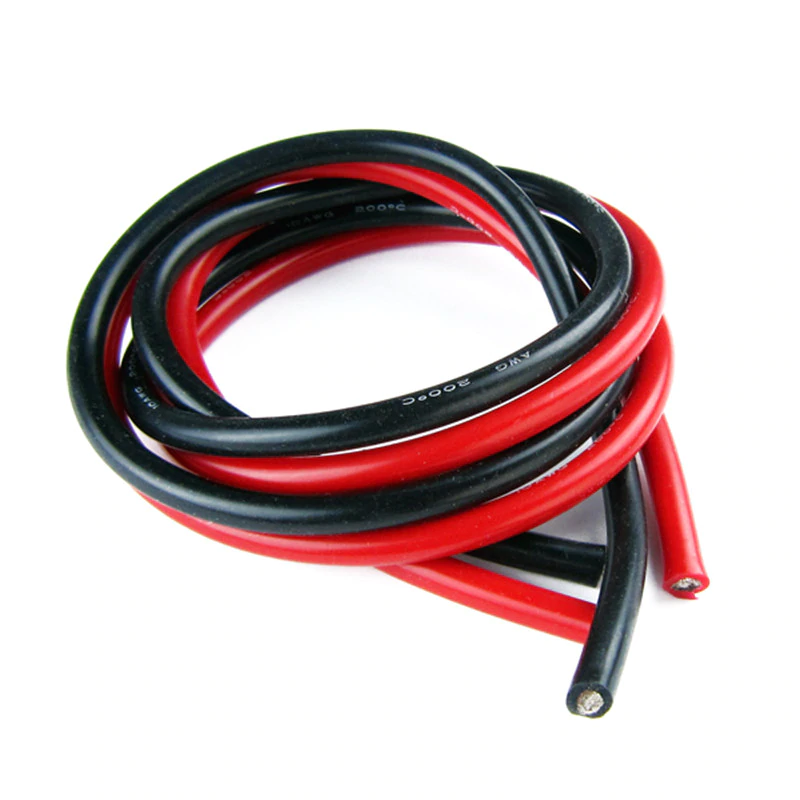 10 м/лот силиконовый провод 8 12 14 16 18 20 22 24 26 28 30 AWG 5 м красный и 5 м черный кабель высокого качества