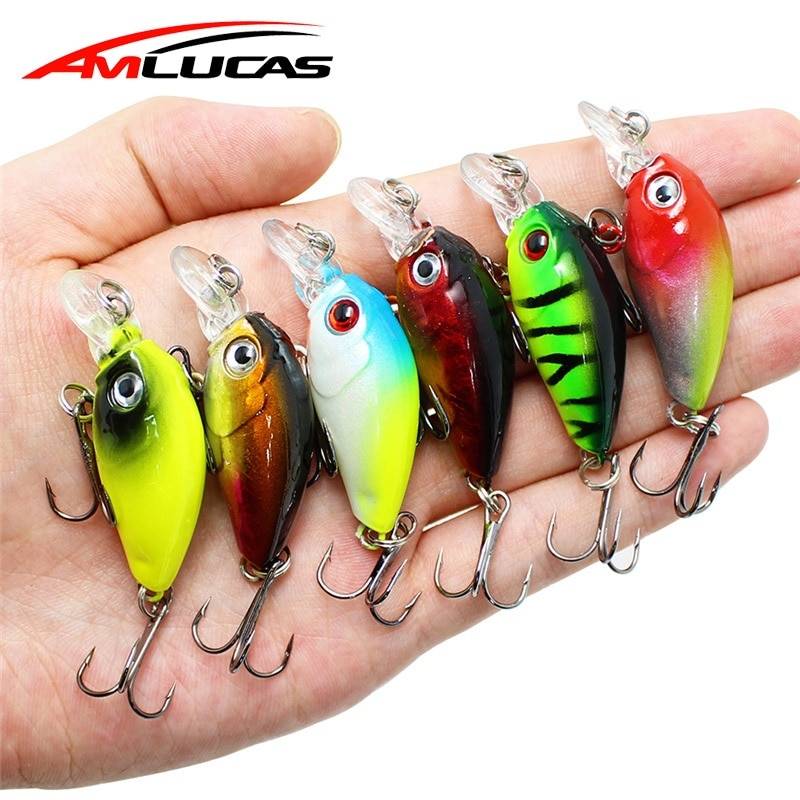 Amlucas 45 мм 4,1 г Crankbait рыболовная приманка искусственный Жесткий наживка на морского окуня рыболовные воблеры Япония Topwater рыба приманка приманки WW267