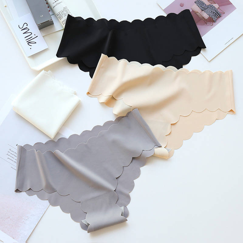 Женское Бесшовное нижнее белье, высококачественные прозрачные шелковые трусы